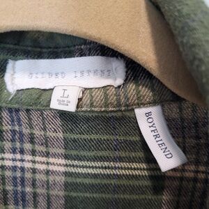 Gilded Intent Green Plaid Button Down Shirt